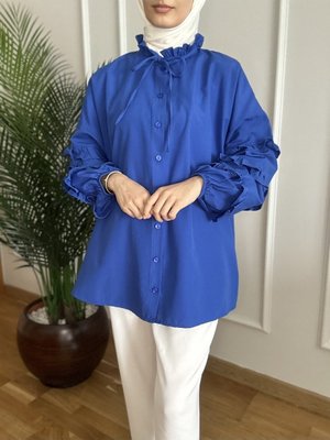 Kolu Fırfırlı Gömlek