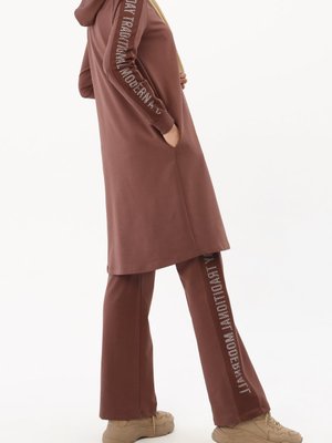 Toprak Baskılı Fileli Eşofman Takımı