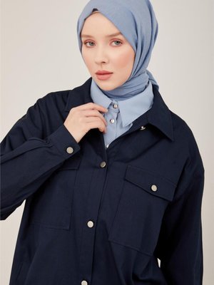 Gabardin Ceket Lacivert Gabardin Ceket Lacivert