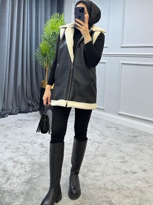 Biker Yelek Siyah Biker Yelek Siyah