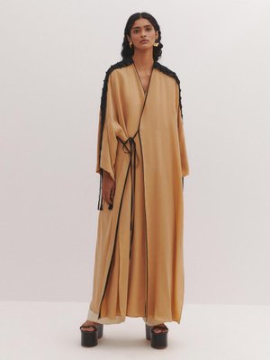 Makrome Detaylı Oversize Kap