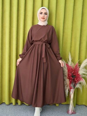 Sima Mevlana Kloş Kesim Scuba Elbise