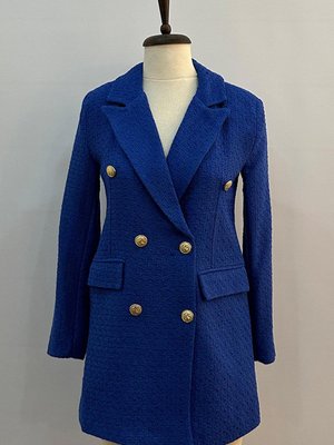 Düğmeli Ceket Mavi Düğmeli Ceket Mavi