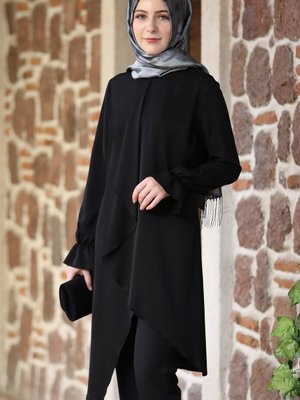Nisa Tunik Siyah Elb20