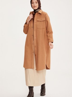 Oversize Gömlek Ceket Camel Oversize Gömlek Ceket Camel