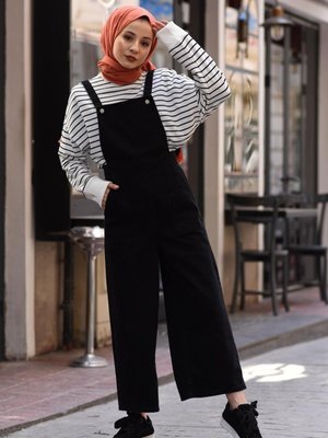 Bahçıan Askılı Kot Tulum