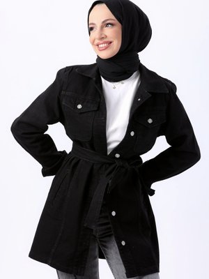 Sıyah Kot Ceket