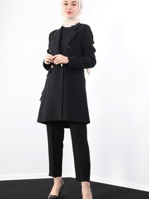 Siyah Blazer Ceket Takım