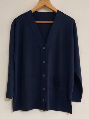 Gri Anne Mevsimlik Cepli Penye Hırka