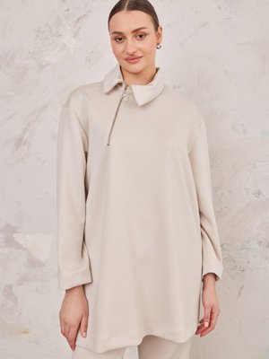 Fermuar Detaylı Sweat