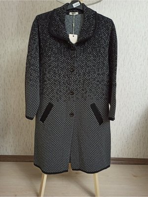 Çelik Örgü Düğmeli Kışlık Triko Anne Ceket Hırka