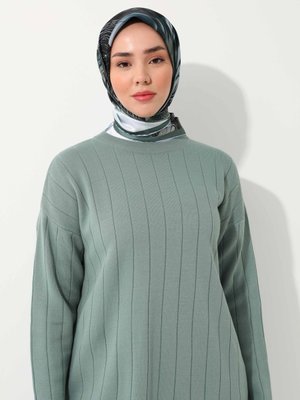 Çok Renkli Milena Tasarım İpeksi Twill Eşarp