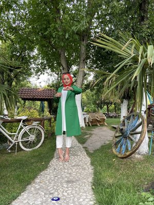 Yeşil Uzun Boy Blazer Ceket