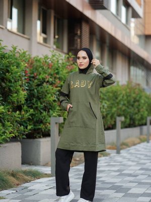 Kangoru Cepli Eşofman Takımı Haki Kangoru Cepli Eşofman Takımı Haki