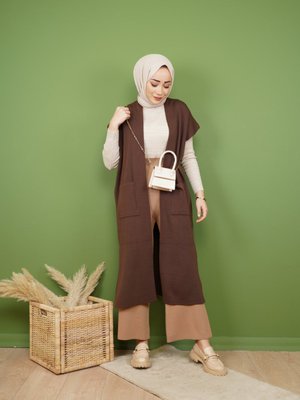 Kısa Kol Triko Yelek