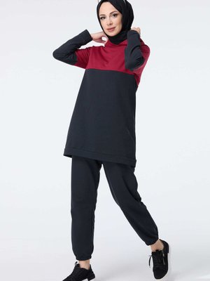 Bordo Eşofman Takımı