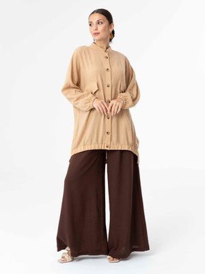 Latte Düğme Detaylı Tunik Latte Düğme Detaylı Tunik