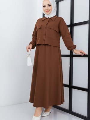 Kapaklı Cepli Etekli Takım Kapaklı Cepli Etekli Takım