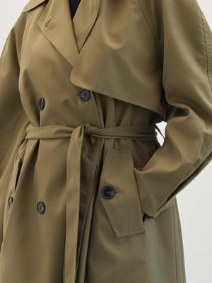 Kruvaze Trençkot Yeşil Kruvaze Trençkot Yeşil