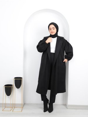 Balon Kaşe Ara Boy Kaban