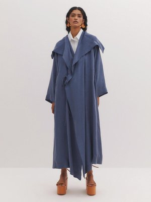 Oversize Lacivert Kap