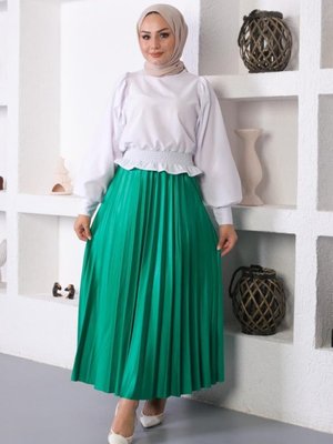 Piliseli Etek Zümrüt