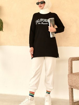 California Baskılı Tunik Siyah California Baskılı Tunik Siyah