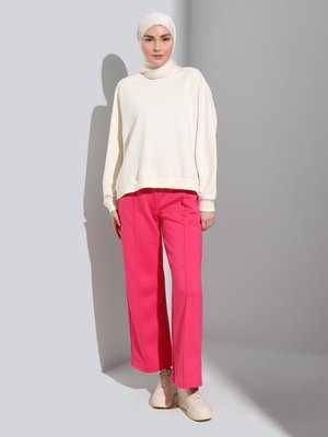 Scuba Nervürlü Pantolon Fuşya Scuba Nervürlü Pantolon Fuşya