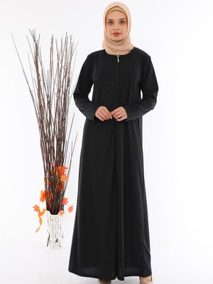 Fermuralı Namaz Elbisesi Ferace