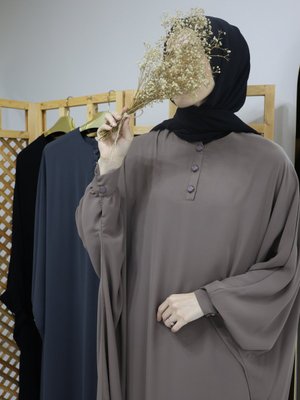 Yarasa Model Ferace Elbise