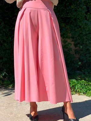 Pembe Bol Paça Pantolon Pembe Bol Paça Pantolon