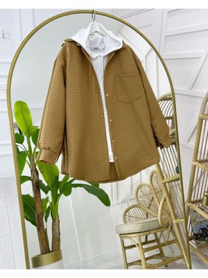 Sentez Ceket Taba Sentez Ceket Taba