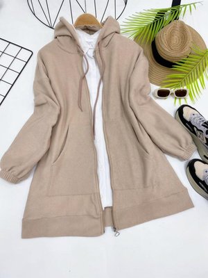 İçi Polarlı Fermuarlı Tunik