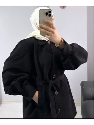 Balon Kol Trençkot Balon Kol Trençkot