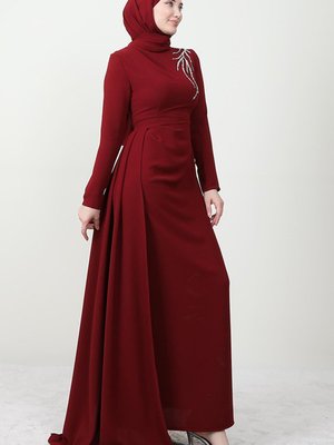 Arya Elbise Bordo