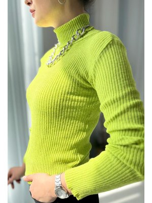 Yesılı Triko Kazak Fıstık