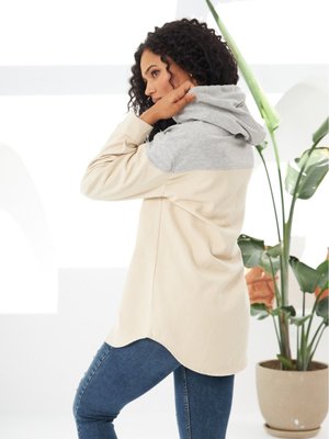 Gabardin Kapşonlu Gömlek