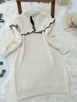 Çalıkuşu Triko Tunik Ekru