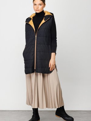 Basen Örten Kapitone İçi Dolgulu Renkli Astarlı Spor Zamansız Yelek Siyah Sarı Basen Örten Kapitone İçi Dolgulu Renkli Astarlı Spor Zamansız Yelek Siyah Sarı