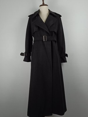 Apoletli Kaşe Kaban Siyah Apoletli Kaşe Kaban Siyah