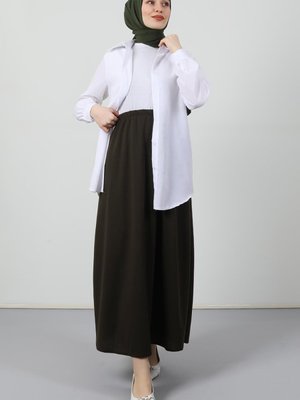 Kloş Etek Haki Kloş Etek Haki