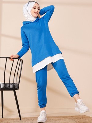 Tunik + Pantolon Saks Tunik + Pantolon Saks