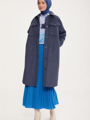 Oversize Gömlek Ceket Morcivert Oversize Gömlek Ceket Morcivert