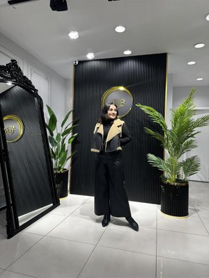 Kürklü Yelek Siyah