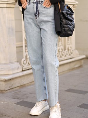 Bonad Mavi Kot Pantolon