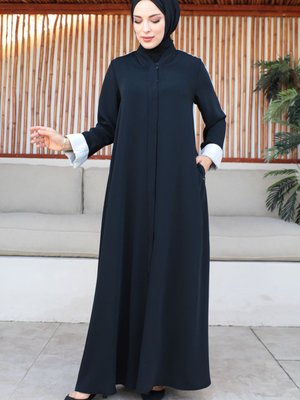 Biyeli Abaya Ferace Cupra Kumaş Biyeli Abaya Ferace Cupra Kumaş