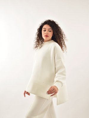 Kırık Beyaz Tunik Eşofman Takımı