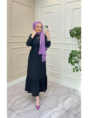 Etek Fırfır Detaylı Elbise