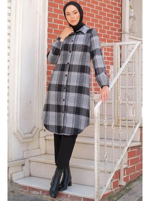 Siyah Uzun Oduncu Gömlek Siyah Uzun Oduncu Gömlek