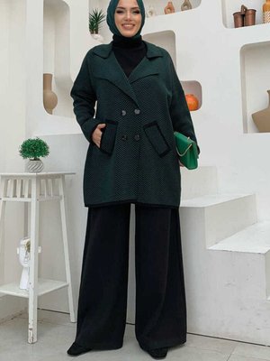 Triko Hırka Zümrüt